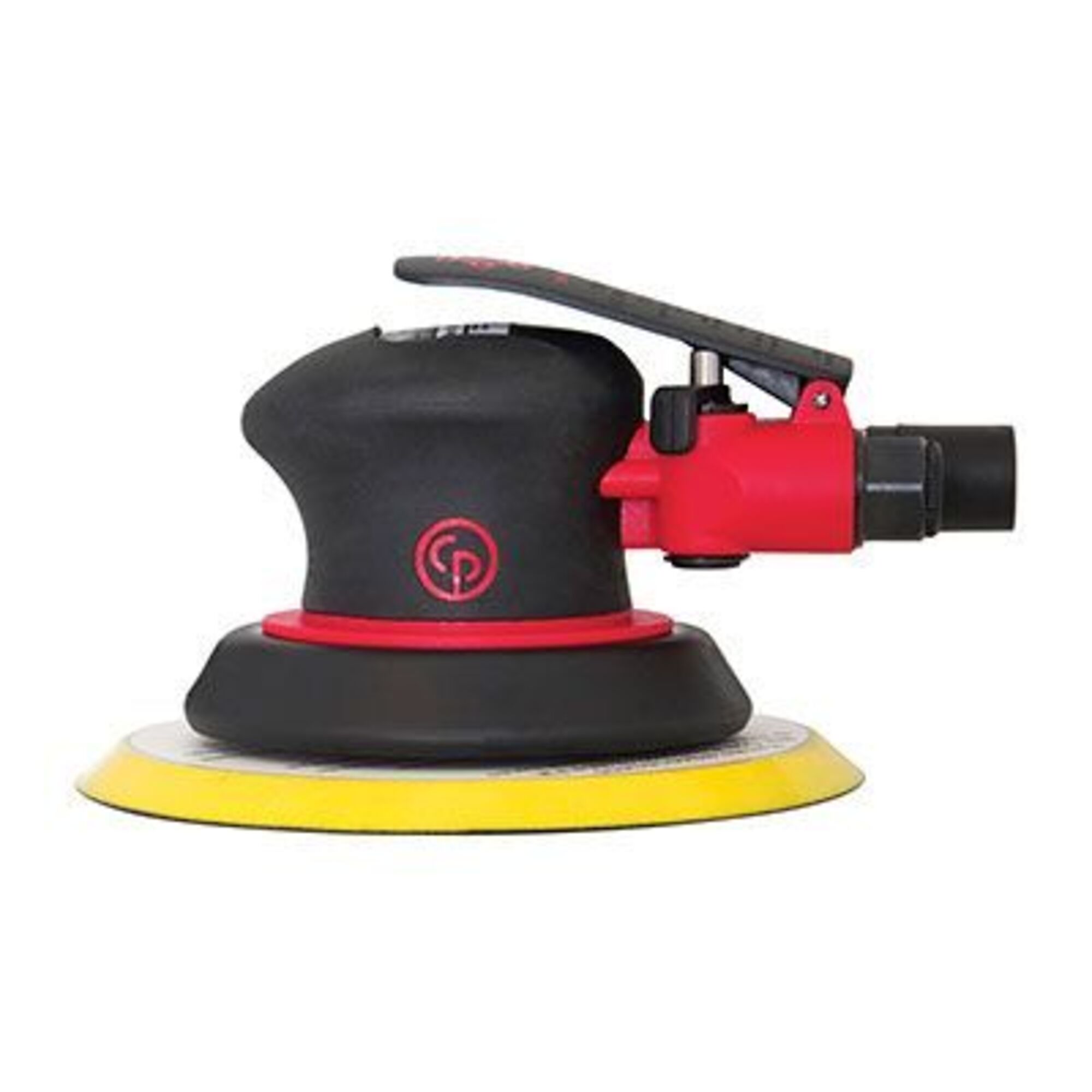 Chicago Pneumatic, 6in. 0.28 HP Air Random Orbital Sander, Non-Vacuum, Max. Speed 12000 OPM, Pad Diameter 6 in, Air Inlet Size 1/4 in, Model# CP7225